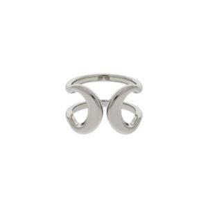 ANEL MAXIMALISTA PRATEADO N° 21