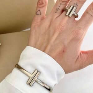 ANEL PRATEADO INSPIRAÇÃO T N° 20