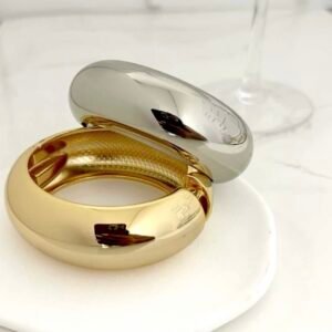 BRACELETE DOURADO MAXI LISO