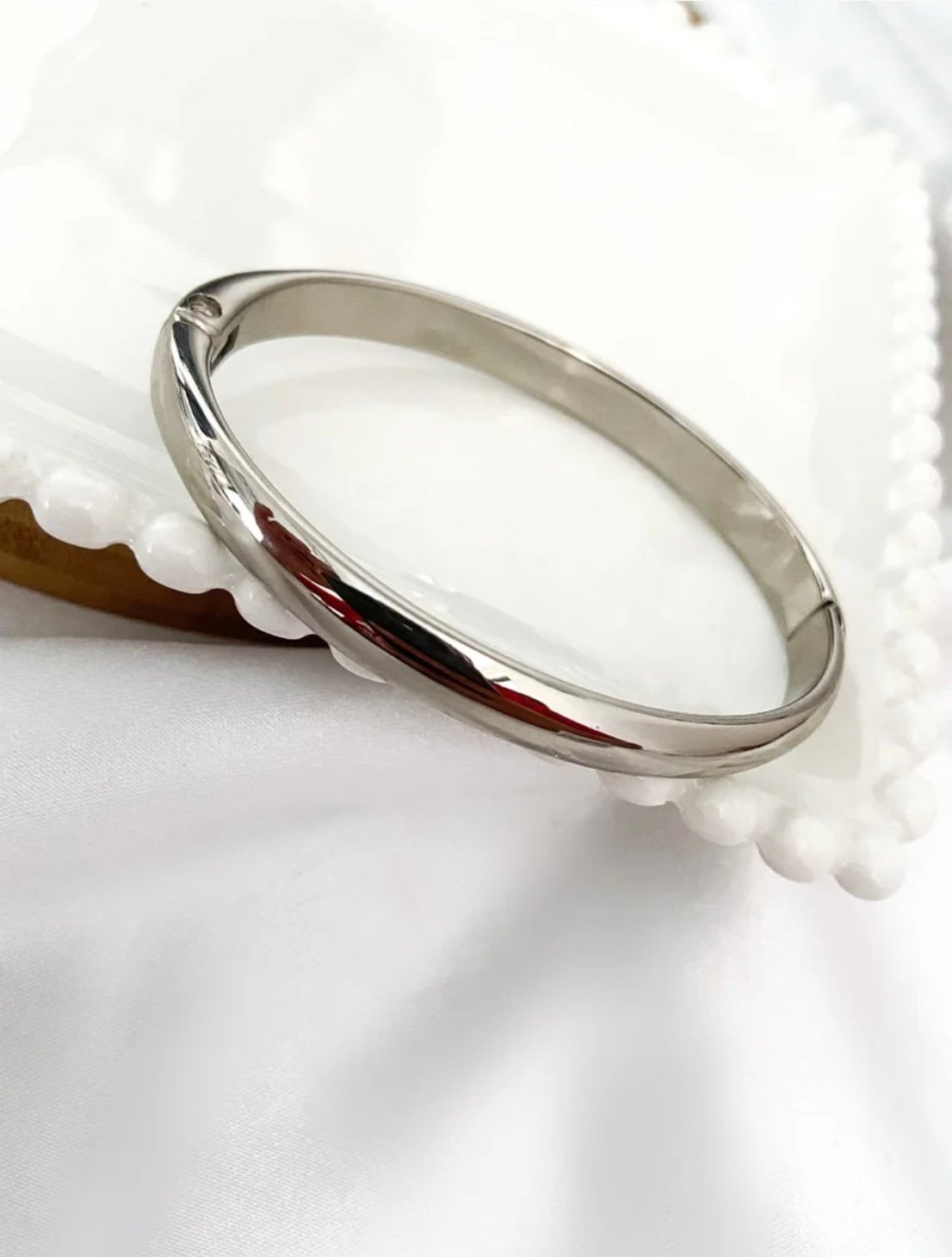 BRACELETE PRATEADO LISO