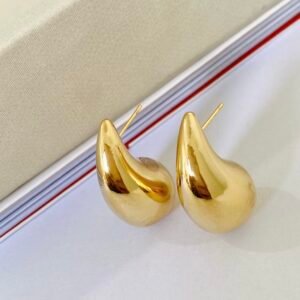 BRINCO GOTA BOLD BANHADO A OURO 18K