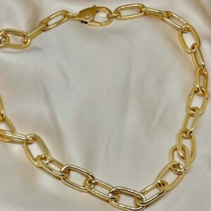 COLAR CORRENTE ELO VAZADO