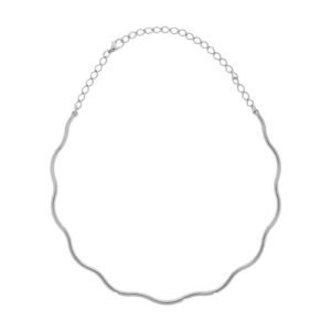 COLAR PRATEADO ARO ONDULADO